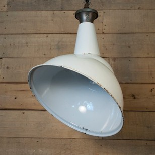 A white Benjamin parabolic light